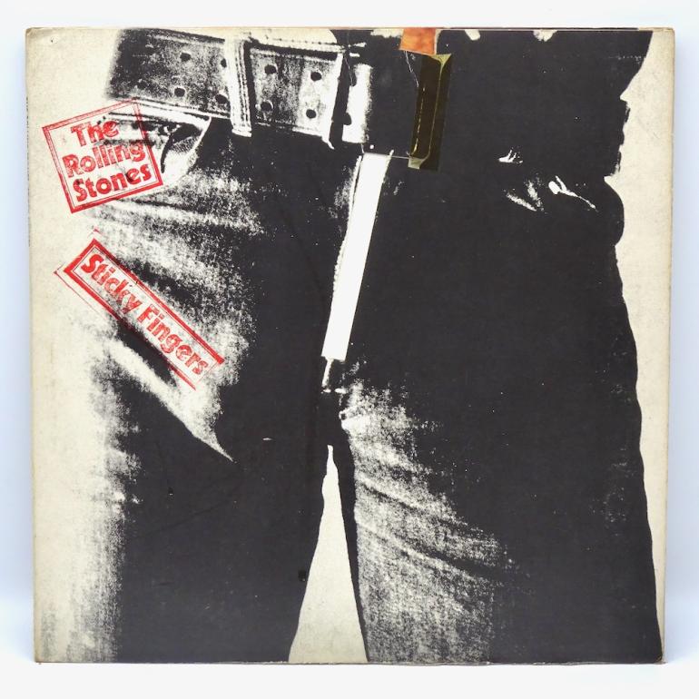 Sticky Fingers  / The Rolling Stones   --   LP 33 rpm - Made in ITALY 1971  -  ROLLING STONES  RECORDS - COC 59100 - OPEN LP - NO ZIP/CUT