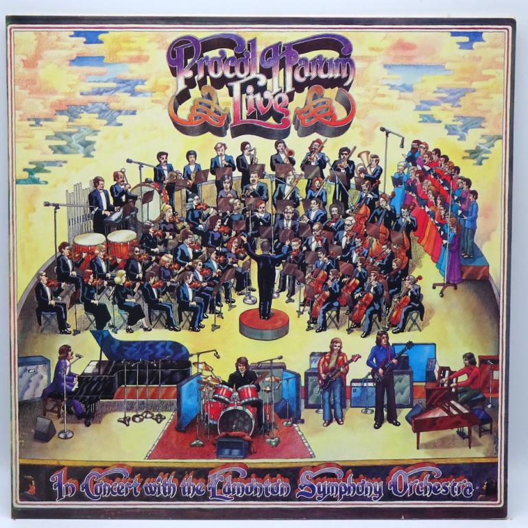 Procol Harum Live In Concert With The Edmonton Symphony Orchestra / Procol Harum, he Edmonton Symphony Orchestra  --  LP 33 rpm - Made in ITALY 1972 - CHRYSALIS RECORDS – 040 1004 - OPEN LP