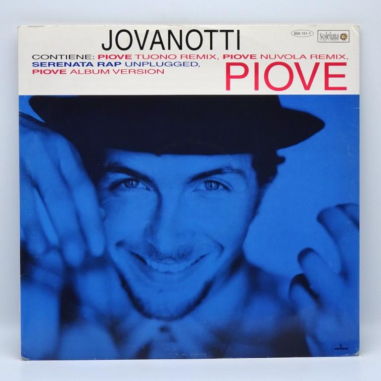 Piove / Jovanotti  --  LP 45 giri 12" - Made in  ITALY 1994 - MERCURY RECORDS - LP APERTO