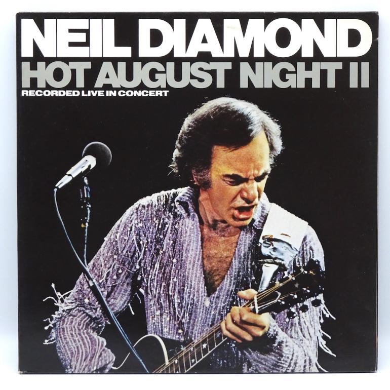 Hot August Night II / Neil Diamond  --  Doppio LP 33 giri - Made in EUROPE 1987 - CBS  RECORDS - LP APERTO