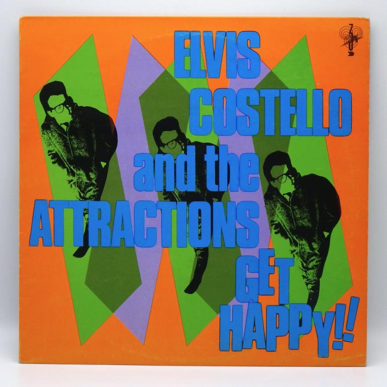 Get Happy! / Elvis Costello And The Attractions  -- LP 33 giri - Made in ITALY 1980 -  F-BEAT  RECORDS - LP APERTO