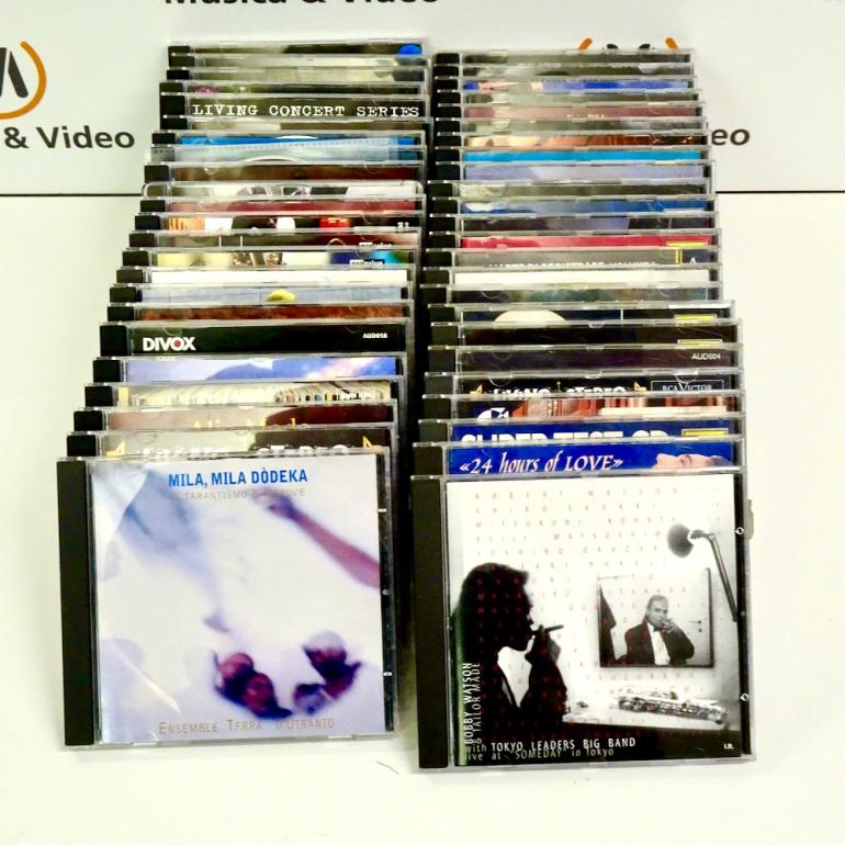 Lotto di n. 47 CD - Allegati alla rivista Audiophile Sound - CD APERTI