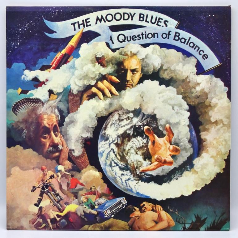 A Question Of Balance / The Moody Blues -- LP 33 rpm - Made in ITALY 1970 - THRESHOLD  RECORDS - THSI 3 - OPEN LP