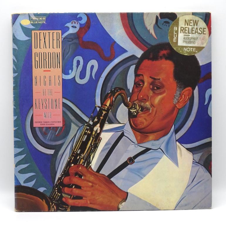 Nights At The Keystone / Dexter Gordon  --  Double LP 33 rpm - Made in FRANCE 1985 - BLUE NOTE RECORDS – BABB-85112 - OPEN LP