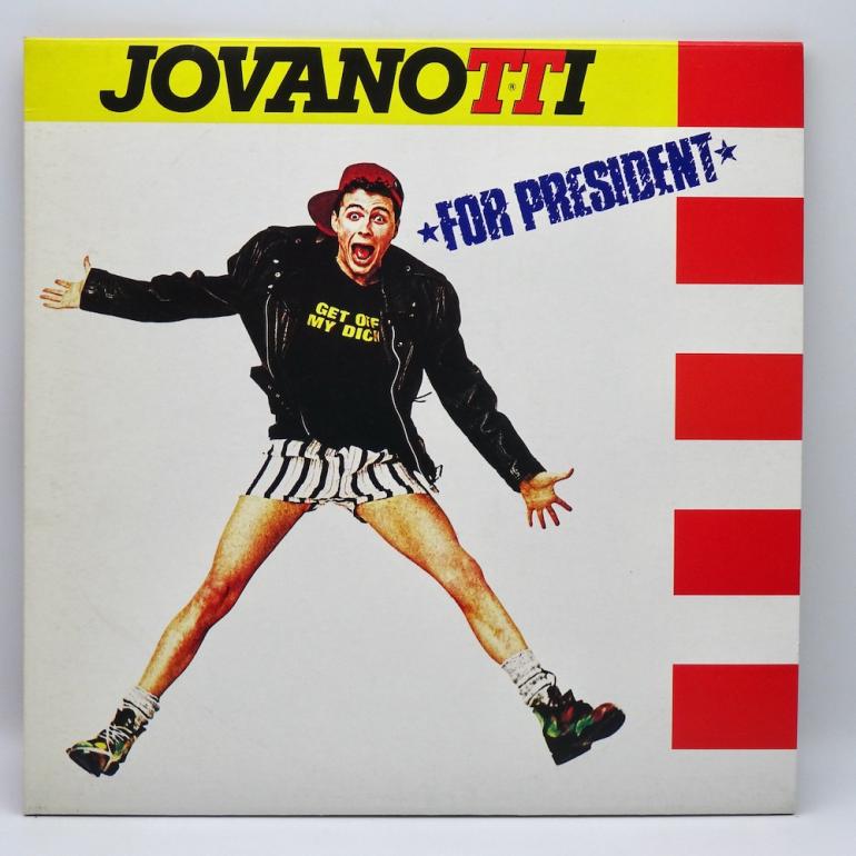 For President / Jovanotti -- LP 33 giri - Made in ITALY 1988 - IBIZA RECORDS - IBZ 461200 1 - INSERTO - LP APERTO