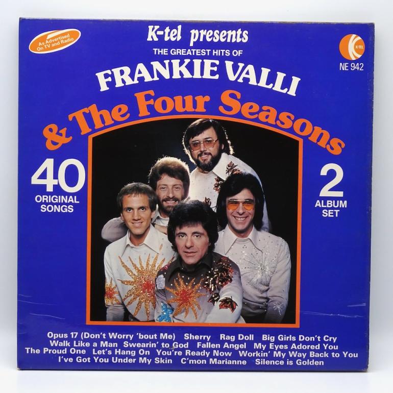 Frankie Valli & The Four Seasons – The Greatest Hits / Frankie Valli & The Four Seasons  --  DOPPIO LP 33 giri - Made in UK 1976 - 	K-TEL RECORDS – NE 942 - LP APERTO
