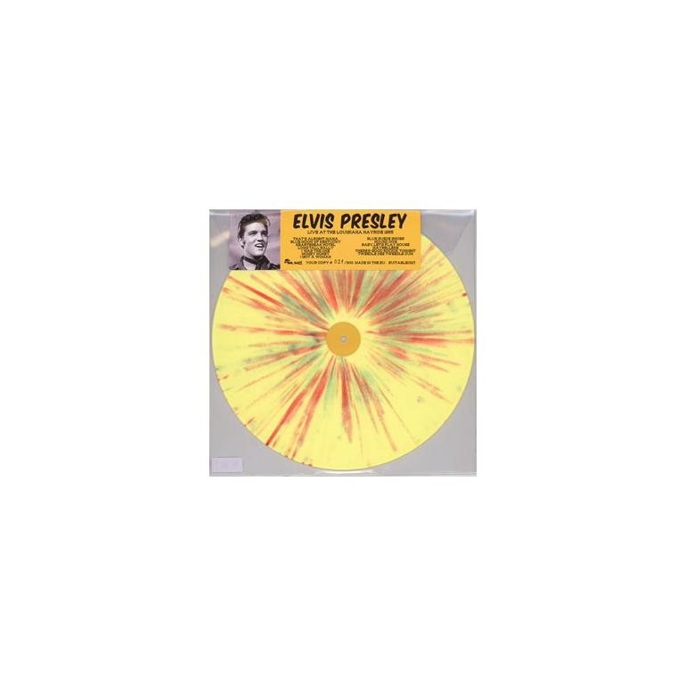Elvis Presley Live at the Louisiana Hayride 1955 Numbered Limited Edition LP (Clear Yellow Vinyl)