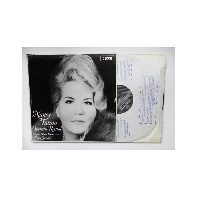 Operatic Recital - Nancy Tamum / Vienna Opera Orchestra / Argeo Quadri  --  LP 33 rpm - Made in England - WBG 