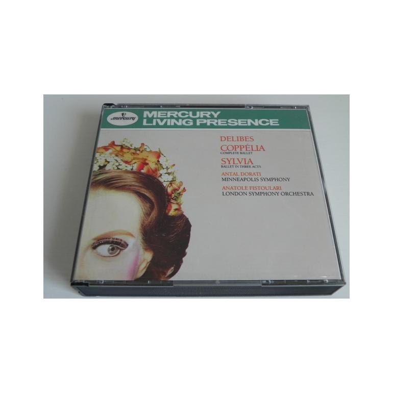 Dlibes - Copp&eacute;lia complete ballet - Antal Dorati & MSO /  Sylvia ballet in three acts - Antal Dorati & LSO  --  Boxset 3 CD