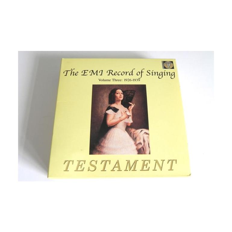 The EMI Record of Singing - Volume Three 1926 - 1939  --  10 CD