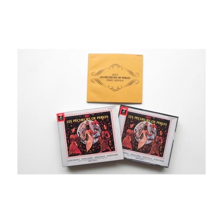 Bizet: Les Pecheurs de Perles / Orchestra and Chorus of the Theatre National de l'Opéra Comique, Paris - P. Dervaux  --  2 CD Made in Japan