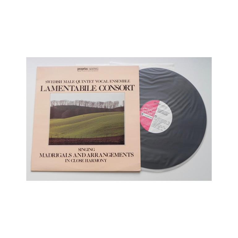 Lamentabile Consort Madrigals / Swedish Male Quintet Vocal Ensemble   --  LP 33 giri  - Made in Sweden 