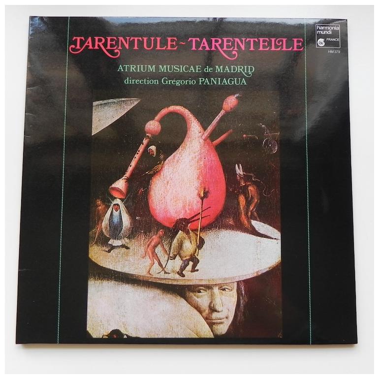 Tarentule-Tarentelle / Atrium Musicae de Madrid conductor Gr&eacute;gorio Paniagua  --  LP 33 rpm - Made in France - HARMONIA MUNDI - HM379 - OPEN LP