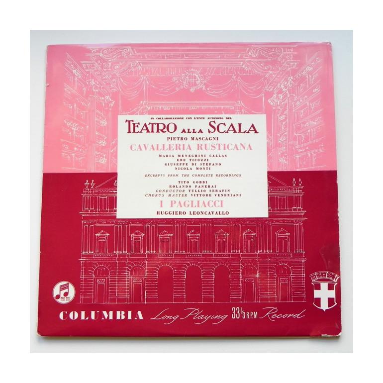 Mascagni CAVALLERIA RUSTICANA - R. Leoncavallo I PAGLIACCI Highlights / Orchestra of la Scala Opera House Milan conducted by Tullio Serafin --  LP 33 giri - Made in UK 