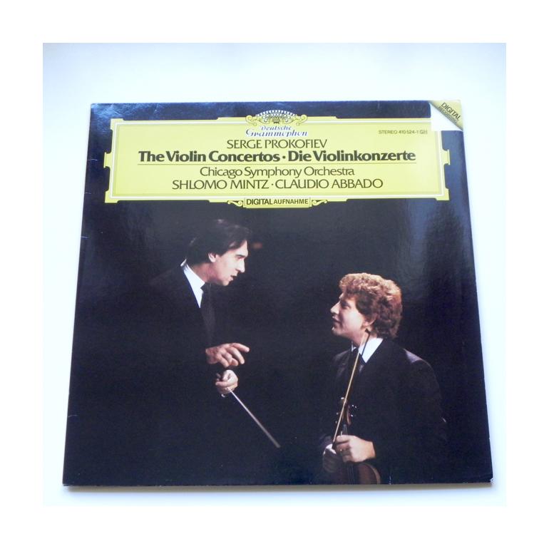 Serge Prokofiev THE VIOLIN CONCERTOS / Shlomo Mintz / Chicago Symphony Orchestra conducted by Claudio Abbado --  LP 33 rpm  -  Made in Germany 