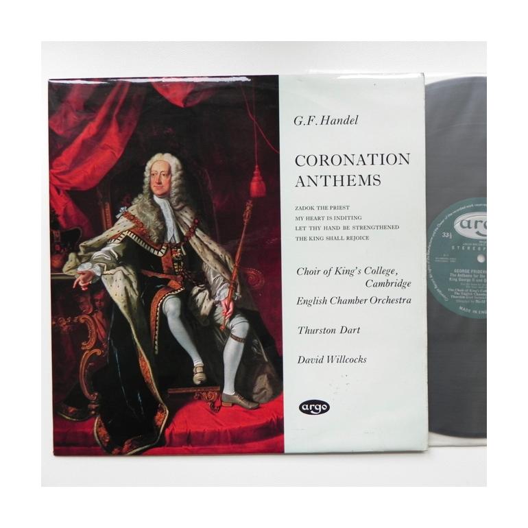 G.F. Handel CORONATION ANTHEMS / The English Chamber Orchestra conducted by D. Willcocks  --  LP 33 giri - Made in UK 