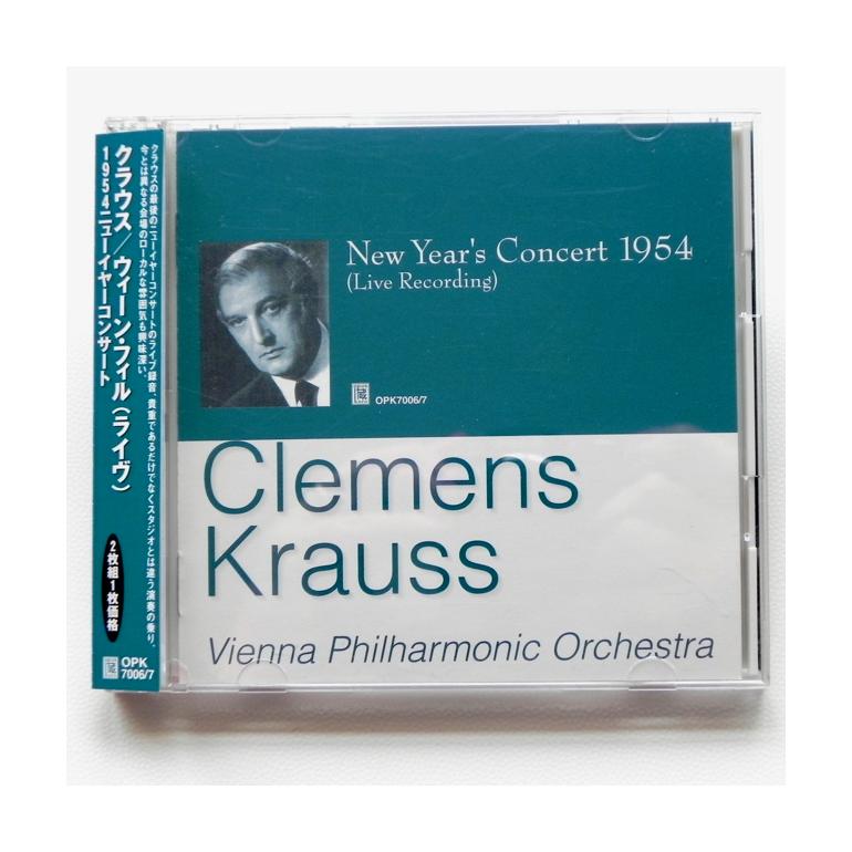 New Year's Concert 1954 / Vienna Philharmonic Orchestra conducted by Clemens Krauss  --   Double  CD  - Made in Japan - OBI