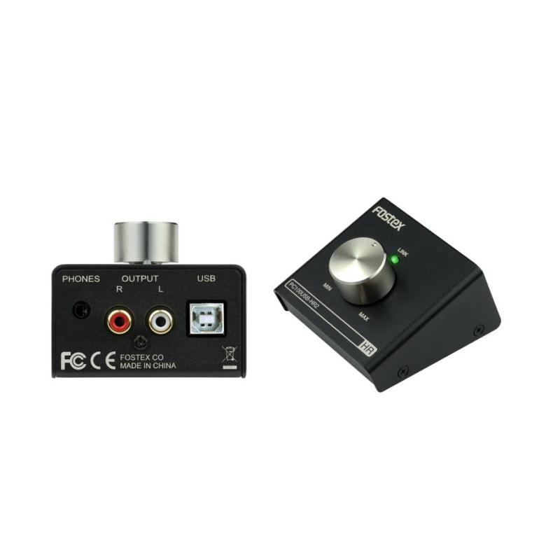 Fostex - PC-100USB-HR2 - DAC + amplificatore per cuffia + Regolatore di volume per diffusori amplificati