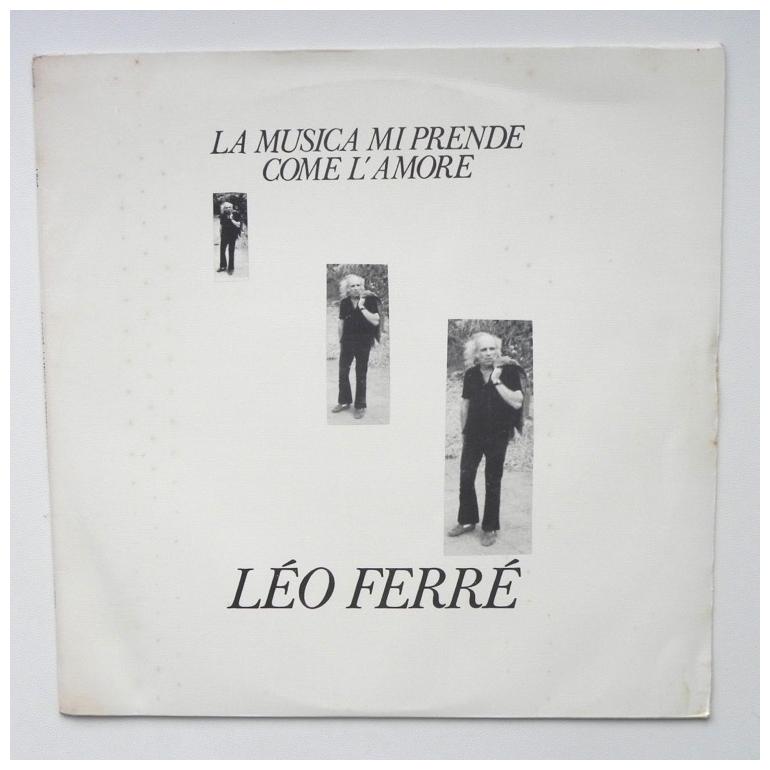 La musica mi prende come l'amore / L&eacute;o Ferr&eacute;  --  LP 33 giri - Made in Italy 