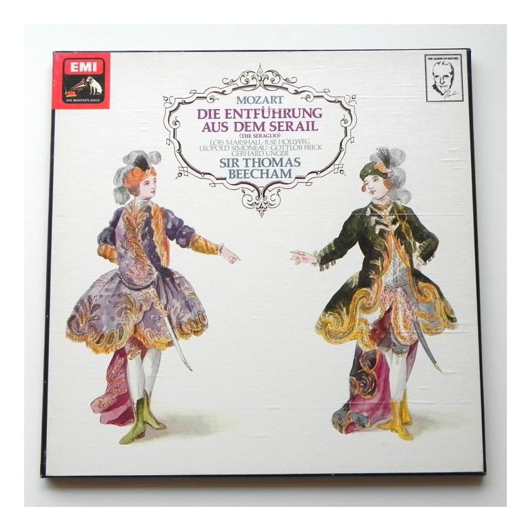 Mozart  DIE ENTFUHRUNG AUS DEM SERAIL  (THE SERAGLIO) / Royal Philharmonic Orchestra Dir. Sir Thoma Beeham   --  Boxset Double LP 33 rpm - Made in UK - EMI SLS 5153