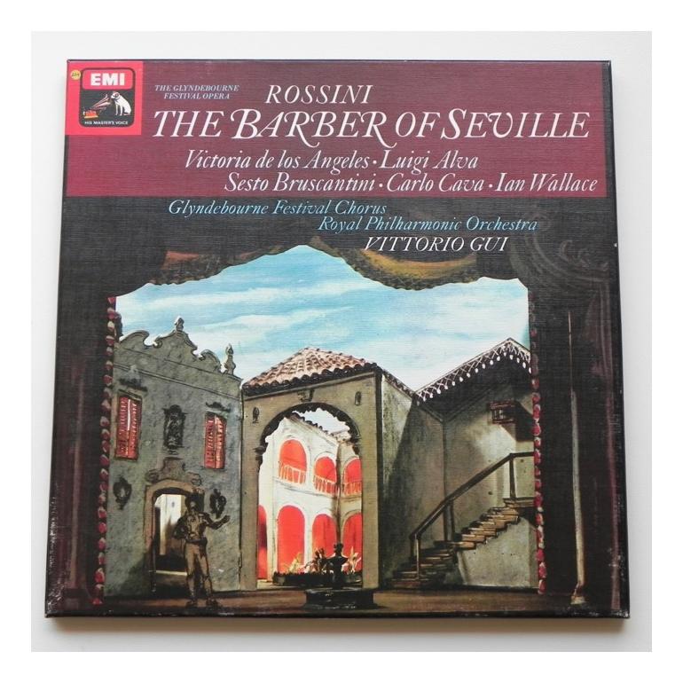 Rossini THE BARBER OF SEVILLE / Royal Philharmonic Orchestra dir. Vittorio Gui --  Boxset 3 LP 33 rpm - Made in UK - EMI SLS 5165