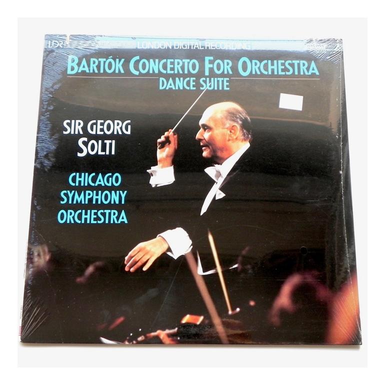 Bartok CONCERTO FOR ORCHESTRA - DANCE SUITE  / Chicago Symphony Orchestra dir. Sir Georg Solti  --  LP 33 rpm  - Made in USA/UK - LONDON LDR 71036 - SEALED  