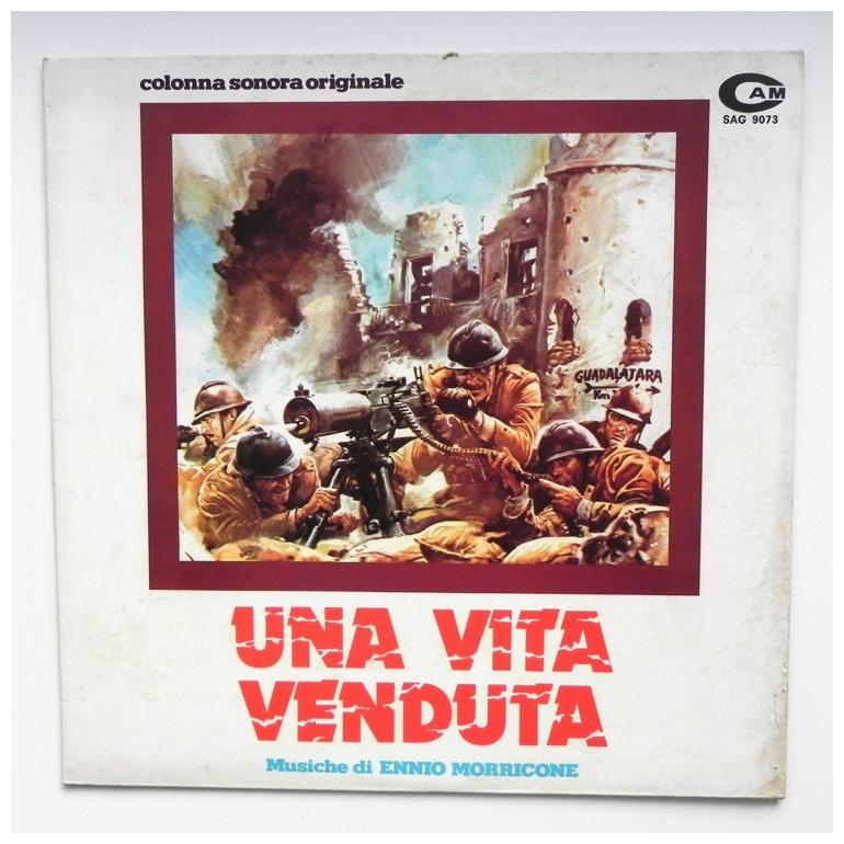 Original Soundtrack of  UNA VITA VENDUTA  - Music by Ennio Morricone  --  LP 33 rpm  - Made in ITALY by CAM - SAG 9073  -  PROMO COPY - OPEN LP