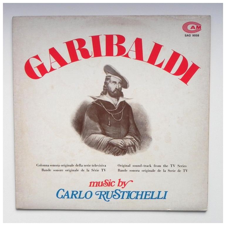 Original Soudtrack of the TV series  GARIBALDI - Music by Carlo Rustichelli --  LP 33 rpm  - Made in ITALY by CAM - SAG 9058 -  PROMO COPY - OPEN LP