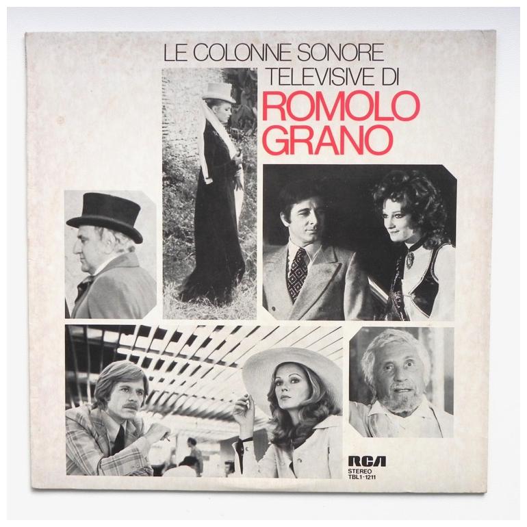 Le Colonne Sonore TV di Romolo Grano - Romolo Grano  --  LP 33 giri  - Made in ITALY by RCA - TBL1 1211 - COPIA PROMO - LP APERTO 
