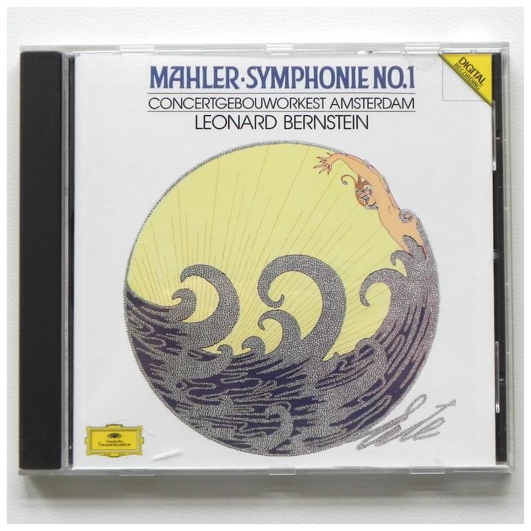 Mahler SYMPHONIE NO.1 / Concertgebouworkest Amsterdam, conductor Leonard Bernstein --  CD - Made in Germany by  Deutsche Grammophon - 427 303-2 - OPEN CD