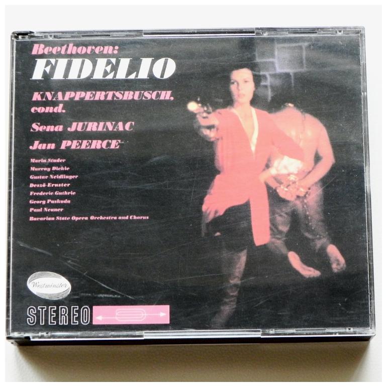 Beethoven FIDELIO / Bavarian State Opera Orchestra, conductor HANS KNAPPERTSBUSCH  -- 3 CD - 20 BIT K2 Super Coding - Made in Japan by WESTMINSTER - MVCW-14003-5 - OPEN CD