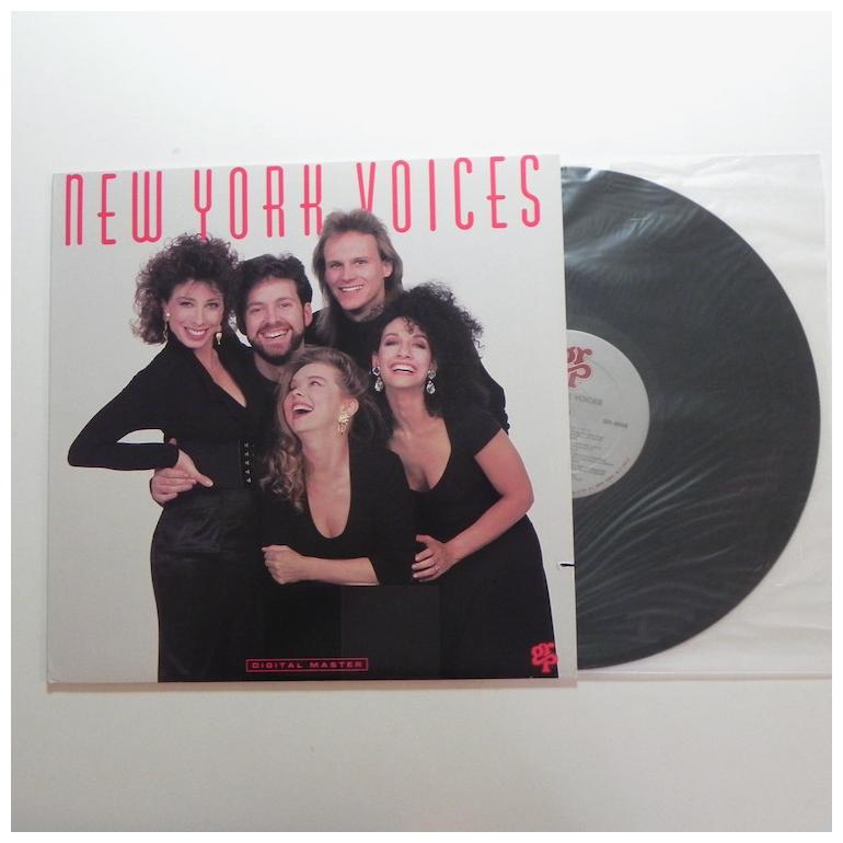 New York Voices / Eldridge - Nazarian - Krieger - Meader - Fox  --  LP 33 giri - Made in USA - GRP RECORDS  - LP APERTO 