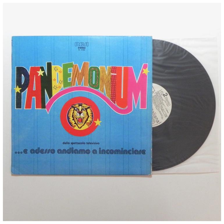 Pandemonium ( Dallo spettacolo televisivo ... e adesso andiamo a incominciare / Pandemonium  --  LP 33 giri - Made in Italy - RCA - PROMO - LP APERTO 