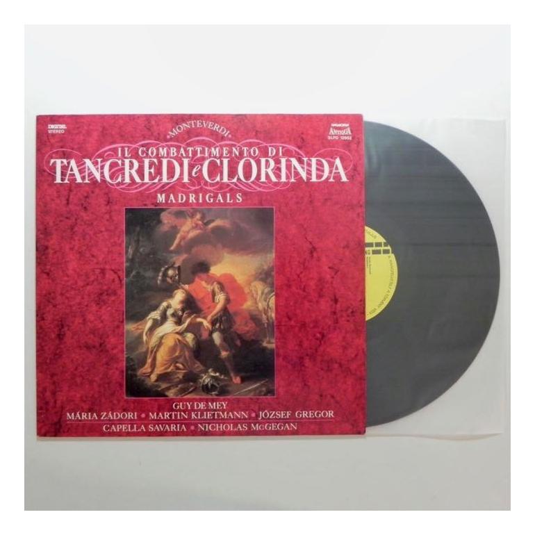 Monteverdi IL COMBATTIMENTO DI TANCREDI E CLORINDA  (Madrigals) / Capella Savaria - N. McGegan     --   LP 33 Giri - HUNGAROTON - LP APERTO 