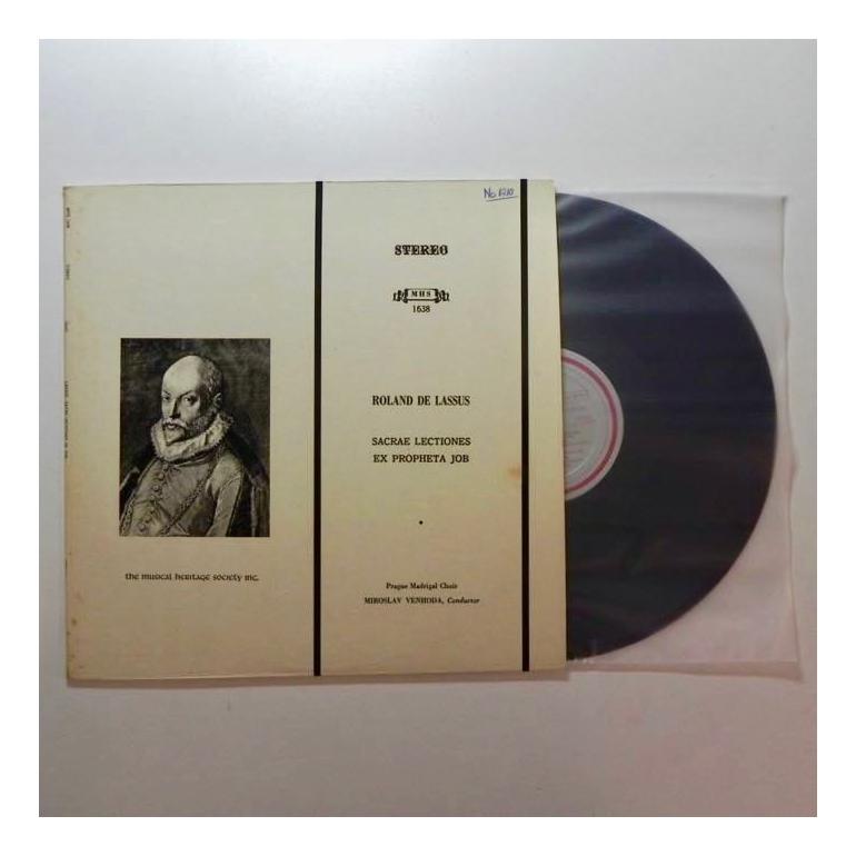 Roland De Lassus SACRAE LECTIONES EX PROPHETA JOB / Prague Madrigal Choir - M. Venhoda    --   LP 33 Giri - MHS - LP APERTO