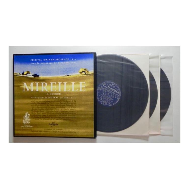 Gounod MIREILLE / Orchestre de la Soicete des Concerts du Conservatoire - A. Cluytens   --  BOX con 3 LP 33 giri - CBS - BOX APERTO 