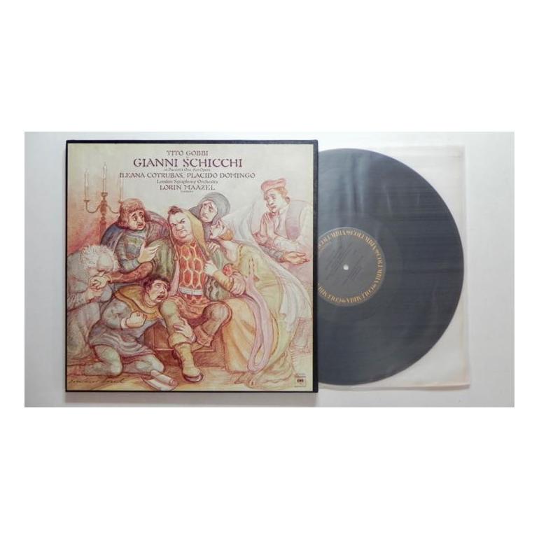 Puccini GIANNI SCHICCHI /  London Symphony Orchestra - Lorin Maazel -- BOX con 1 LP 33 giri - COLUMBIA - BOX APERTO 
