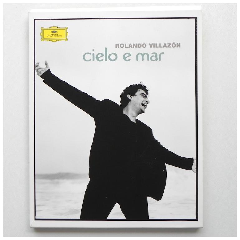 Cielo e Mar / Rolando Villazòn  --  1 CD + 1 DVD - Made in Europe  - DEUTSCHE GRAMMOPHON - PROMO - OPEN CD + DVD 