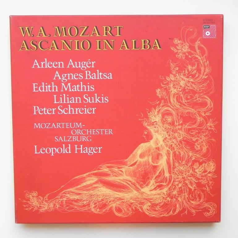 W.A. Mozart ASCANIO IN ALBA - Mozarteum Orchester Salzburg - Conductor L. Hager -- Box with 3 LP 33 rpm  - Made in Germany - BASF - JB 227 743 - OPEN BOX 