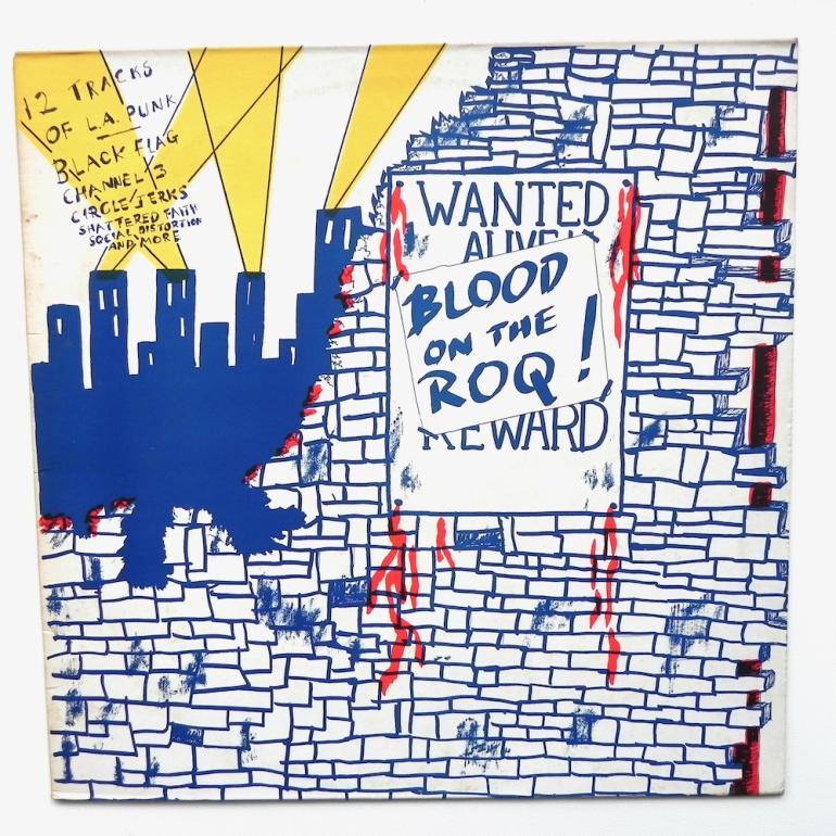 Blood on the Roq  / Various Punko's   --  LP 33 rpm - Made in UK - QUIET RECORDS - QLP3 - OPEN LP
