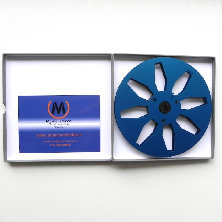 Metal Reel 7" - 177,6  mm. - BLUE Finish - One Piece - MADE IN GERMANY by Feinwerktechnik  - NAGRA and other recorders  