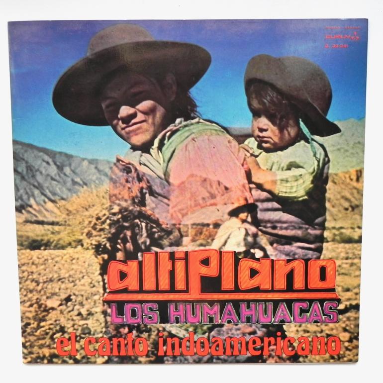 Altipiano ( El canto indoamericano) / Los Humahuacas  --  LP 33 rpm - Made in ITALY  1976 - DURIUM RECORDS - D. 30-241 -  OPEN LP