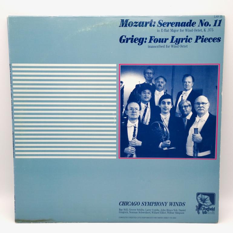 Serenade No. 11, Four Lyric Pieces - Mozart, Grieg / Chicago Symphony Winds