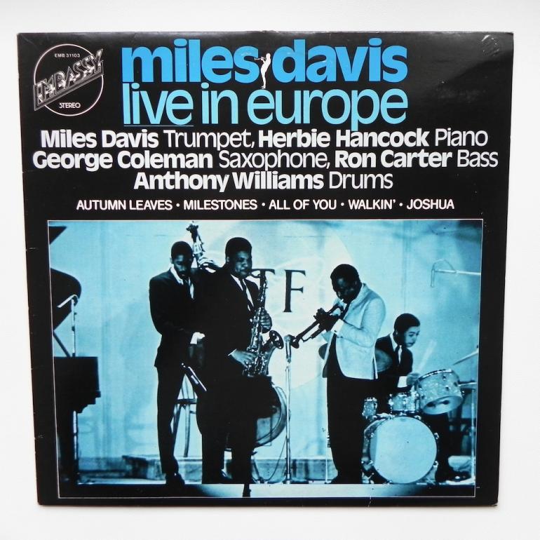 Miles Davis live in Europe / Miles Davis  --  LP 33 rpm - Made in Holland 1975 - EMBASSY RECORDS -EMB 31103 - OPEN LP
