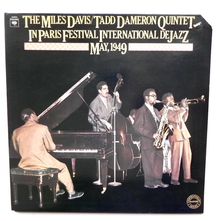 Paris Festival Internazional DeJazz, 1949 / The Miles Davis-Tadd Dameron Quintet  --   LP 33 rpm - Made in USA 1977 - COLUMBIA RECORDS  - 34804 - OPEN LP