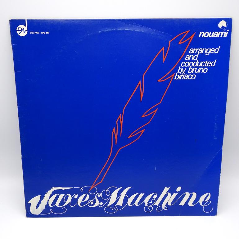Nouami / Saxes Machine  --  LP 33 rpm - Made in ITALY 1978 - JAZZ MUSIC RECORDS  - NPG 802 - OPEN LP