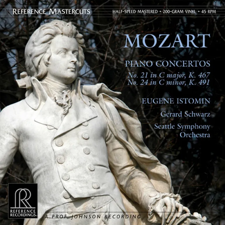 Mozart Piano Concertos Nr. 21&24 / Eugene Istomin, Gerard Schwarz & Seattle Symphony Orchestra - Doppio LP a 45 giri 180 grammi - SIGILLATO