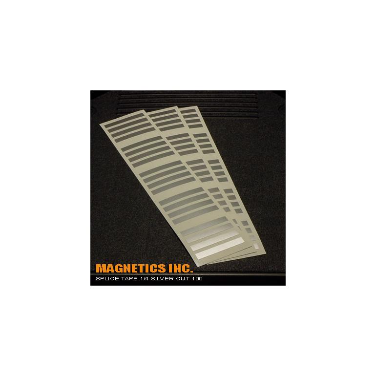 Magnetics Inc. - Nastro adesivo per giunte nastri 1/4 pollice - 100 pezzi pre-tagliati
